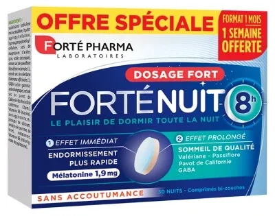 Forté Pharma Forté Nuit 8h 30 comprimate Ofertă specială — preț și oferte