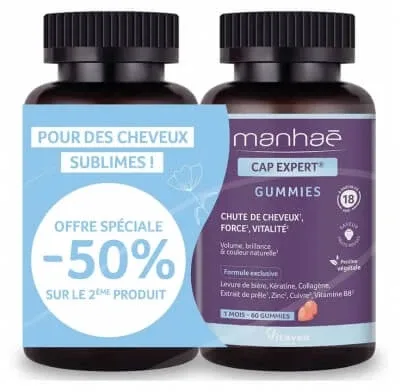 Vitavea Manhaé Cap Expert Set de 2 x 60 de jeleuri — preț și oferte