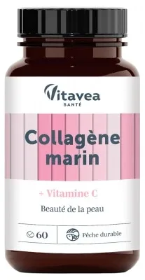 Vitavea Colagen marin + Vitamina C pentru frumusețea pielii, 60 de comprimate — preț și oferte