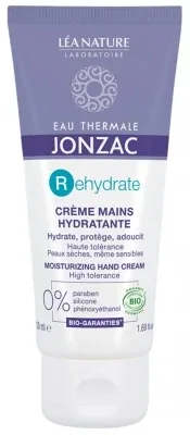 Apă termală Jonzac REhydrate Cremă hidratantă bio pentru mâini 50 ml