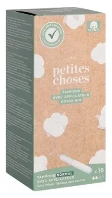 „Les Petites Choses” – Tampoane cu aplicator, absorbție normală, 16 tampoane — preț și oferte