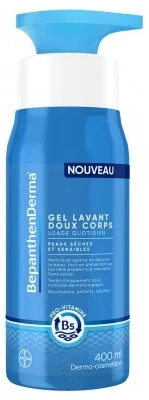Bepanthen Derma Gel de spălare delicat pentru corp, pentru pielea uscată și sensibilă, 400 ml — preț și oferte
