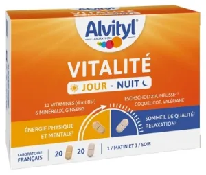 Alvityl Vitalité 20 comprimate pentru zi + 20 comprimate pentru noapte