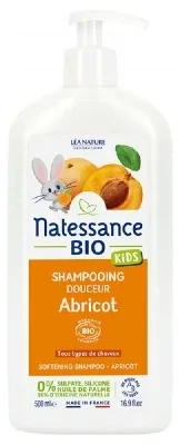 Natessance Kids Șampon ultra-delicat cu caise organice 500 ml — preț și oferte
