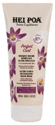 Hei Poa Perfect Curl Mască-balsam pentru descurcare și hrănire a buclelor 200 ml