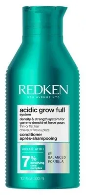Redken Acidic Grow Full System Balsam pentru densitate și vigoare, pentru păr fin și lipsit de volum, 300 ml — preț și oferte