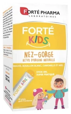 Forté Pharma Forté Kids Nas și Gât 10 stick-uri — preț și oferte