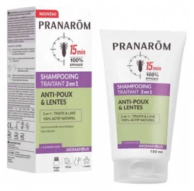 Pranarôm Aromapoux Șampon tratant 2 în 1 împotriva păduchilor și a lendurilor 150 ml — preț și oferte