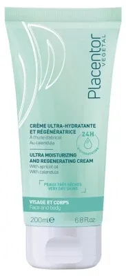 Placentor Végétal Cremă ultra-hidratantă și regenerantă pentru pielea foarte uscată și sensibilă 200 ml — preț și oferte