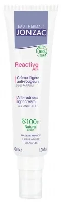 Apă termală Jonzac REactive AR Cremă ușoară organică împotriva roșeții 40 ml