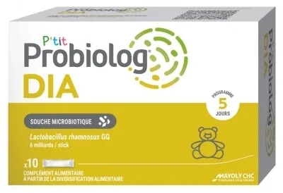 Mayoly Spindler Probiolog P'tit Probiolog DIA 10 stick-uri — preț și oferte