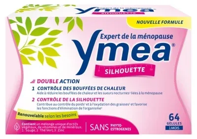 Ymea Menopauză: Bufeurile de căldură și silueta – 64 de capsule — preț și oferte