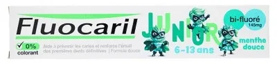 Fluocaril Junior Pastă de dinți pentru copii de 6-13 ani, mentă dulce, 75 ml — preț și oferte