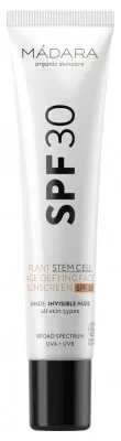 Mádara Cremă solară anti-îmbătrânire pentru față cu celule stem vegetale SPF30 40 ml