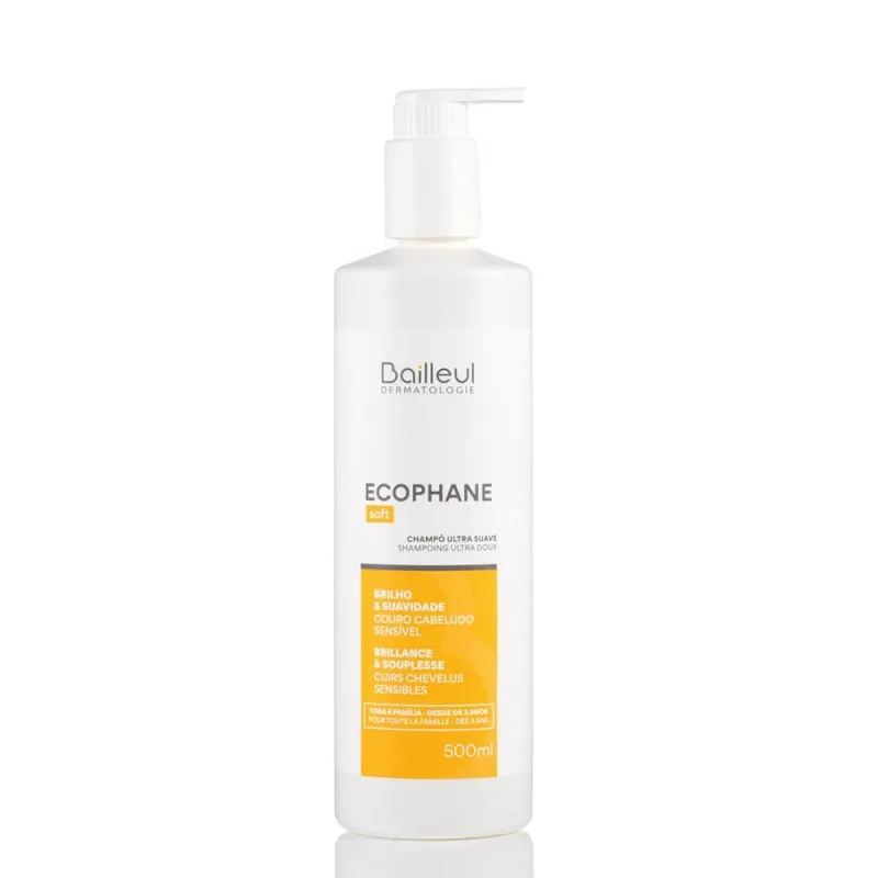 Ecophane soft, 500 ml - şampon pentru păr fragil, Bailleul  — preț și oferte