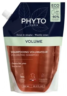 Phyto Volume Șampon pentru volum, reîncărcare ecologică, 750 ml