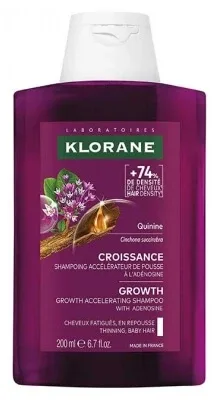 Klorane Creștere Șampon pentru accelerarea creșterii părului cu chinină 200 ml — preț și oferte
