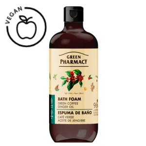 Spuma de baie Cafea Verde si Ulei de Ghimbir, Green Pharmacy | 500 ml