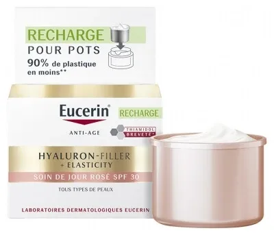 Eucerin Hyaluron-Filler + Elasticity Cremă de zi roz SPF30 Rezerve 50 ml — preț și oferte
