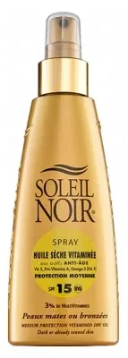 Soleil Noir Ulei uscat cu vitamine SPF15 Spray 150 ml