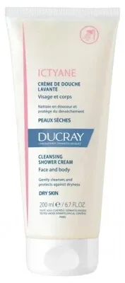Ducray Ictyane Cremă de duș curățătoare pentru pielea uscată 200 ml