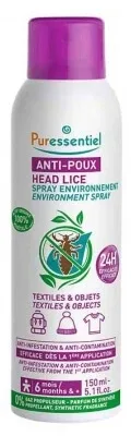 Puressentiel Spray anti-păduchi pentru mediul înconjurător, cu efect de 24 de ore, 150 ml — preț și oferte
