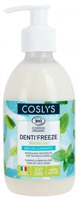 Coslys Pastă de dinți Denti'Freeze cu mentă organică 350 g — preț și oferte