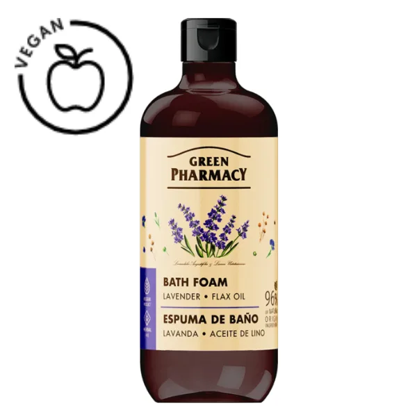 Spuma de baie Lavanda si Ulei de In, Green Pharmacy | 500 ml GREEN PHARMACY INFINITY — preț și oferte