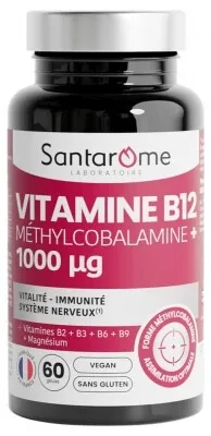 Santarome Vitamina B12 Metilcobalamină+ 1000 µg 60 capsule