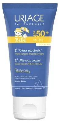 Uriage Bébé Prima Cremă Minerală SPF50+ 50 ml