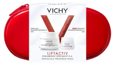Vichy LiftActiv Hyaluronic Specialist H.A. Cremă de zi 50 ml + Cremă de noapte 15 ml și trusa cadou — preț și oferte