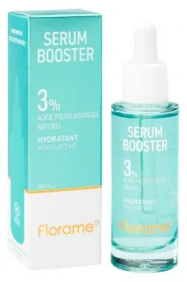 Florame Ser hidratant intensificator cu 3% acid poliglutamic natural organic, 30 ml