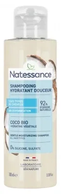 Natessance Șampon hidratant organic cu cocos, pentru o îngrijire delicată, 100 ml — preț și oferte
