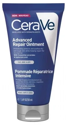CeraVe Cremă reparatoare intensivă pentru față, corp și buze 50 ml