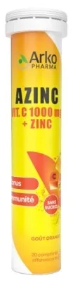 Arkopharma Azinc Vit. C 1000 mg + Zinc 20 comprimate efervescente — preț și oferte