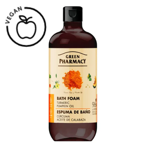 Spuma de baie Turmeric si Ulei de Dovleac, Green Pharmacy | 500 ml GREEN PHARMACY INFINITY — preț și oferte