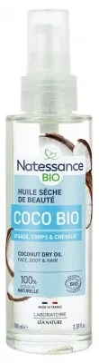 Natessance Coco Protejează și subliniază frumusețea – Ulei uscat organic 100 ml — preț și oferte