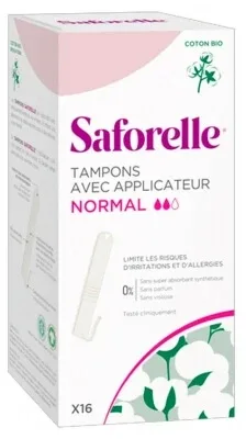 Saforelle 16 tampoane normale cu aplicator — preț și oferte