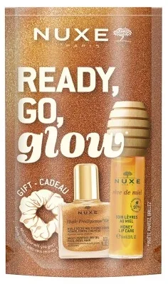 Nuxe Rêve de Miel Cremă de buze cu miere 10 ml + Ulei Prodigieux Or 10 ml + un elastic pentru păr cadou — preț și oferte