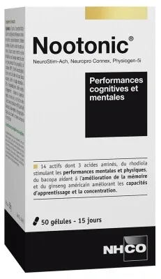 NHCO Nootonic – Performanțe cognitive și mentale, 50 de capsule