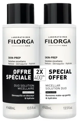 Filorga SKIN-PREP Soluție micelară Set de 2 x 400 ml — preț și oferte
