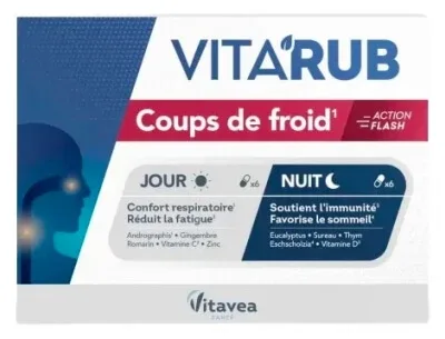 Vitavea Vita'Rub Răceli 12 capsule — preț și oferte