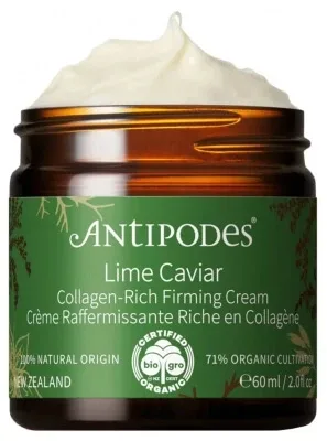 Antipodes Lime Caviar Cremă de fermitate bogată în colagen 60 ml