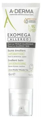 A-DERMA Exomega Allergo Balsam emolient anti-mâncărime 40 ml — preț și oferte