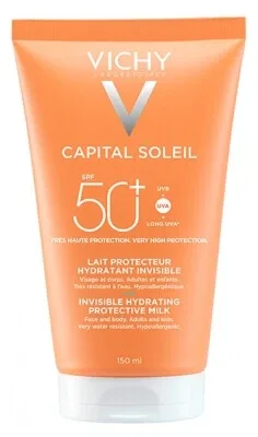 Vichy Capital Soleil Lapte protector hidratant invizibil SPF50+ 150 ml — preț și oferte