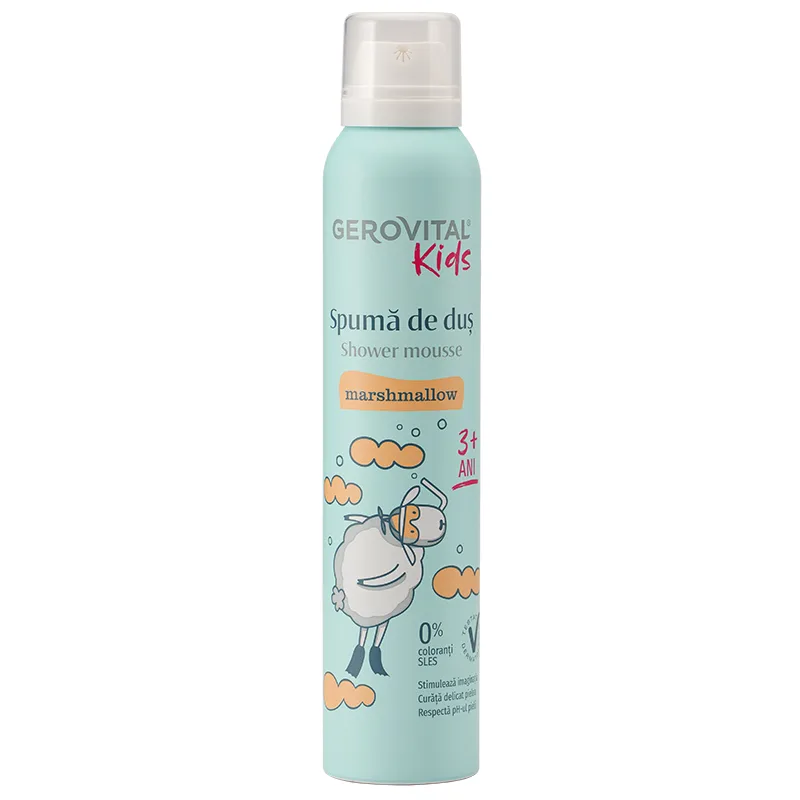 Spuma de dus Marshmallow Gerovital Kids, Farmec | 200 ml — preț și oferte