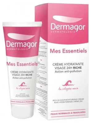 Dermagor Mes Essentiels Cremă hidratantă pentru față 24H, bogată, 40 ml