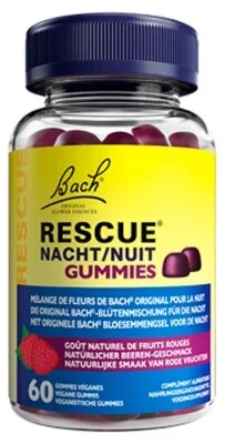 Rescue Bach Nuit Gummies 60 de jeleuri