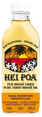 Hei Poa Pur Monoï Tahiti Parfum de frangipani 100 ml — preț și oferte