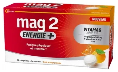 Mag 2 Energie+ 30 comprimate efervescente — preț și oferte